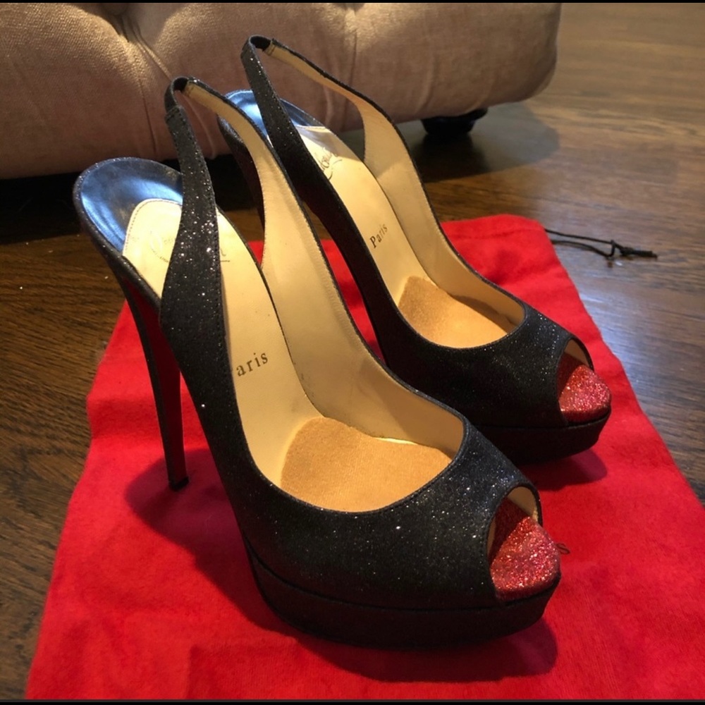 Christian Louboutin Lady Peep Sling 150